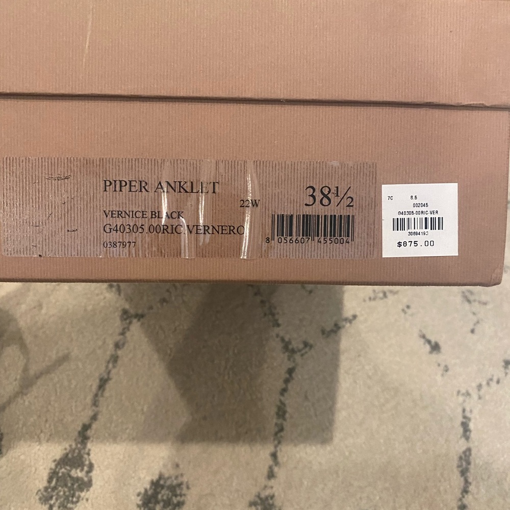 Gianvito Rossi NWT Piper Anklet | 38.5 | black - Picture 4 of 5